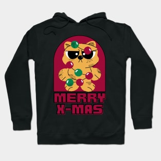 CHRISTMAS  LIGHT CAT Hoodie